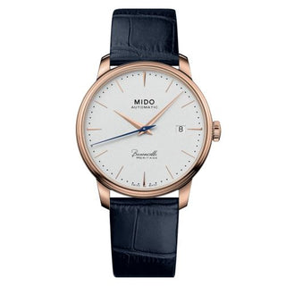 Mido - M027.407.36.261.00  Baroncelli Heritage Rose Gold / Ivory