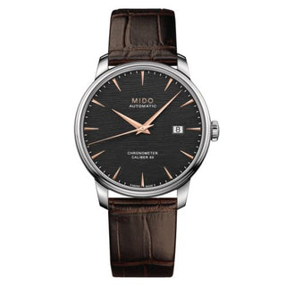 Mido - M027.408.16.061.00  Baroncelli Chronometer Stainless Steel / Anthracite