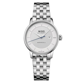 Mido - M037.207.11.031.00  Baroncelli Signature 30 Stainless Steel / Silver / Bracelet