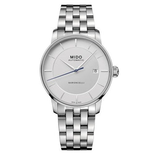 Mido - M037.407.11.031.00  Baroncelli Signature 39 Stainless Steel / Silver / Bracelet