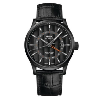 Mido - M038.429.36.051.00  Multifort Dual Time PVD / Black