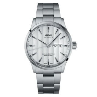 Mido - M038.431.11.031.00  Multifort Chronometer 1 Stainless Steel / Silver / Bracelet