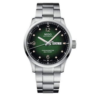 Mido - M038.431.11.097.00  Multifort Chronometer M Stainless Steel / Green