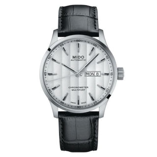 Mido - M038.431.16.031.00  Multifort Chronometer 1 Stainless Steel / Silver / Strap