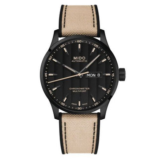 Mido - M038.431.37.051.09  Multifort Chronometer 1 PVD / Black / Strap