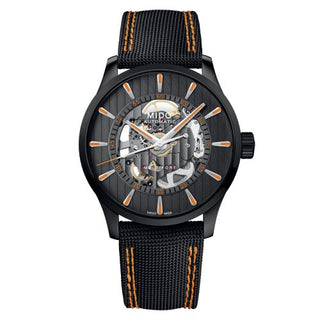 Mido - M038.436.37.051.00  Multifort Skeleton Vertigo PVD / Black