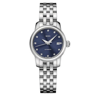 Mido - M039.007.11.046.00  Baroncelli Lady Twenty Five Stainless Steel / Blue / Bracelet