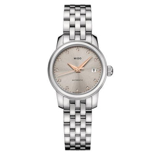 Mido - M039.007.11.076.00  Baroncelli Lady Twenty Five Stainless Steel / Grey / Bracelet