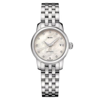 Mido - M039.007.11.106.00  Baroncelli Lady Twenty Five Stainless Steel / MOP / Bracelet