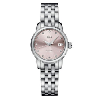 Mido - M039.007.11.336.00  Baroncelli Lady Twenty Five Stainless Steel / Pink / Bracelet