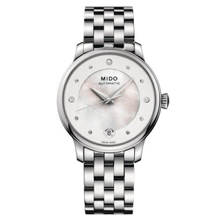 Mido - M039.207.11.106.00  Baroncelli Lady Day Stainless Steel / MOP / Bracelet