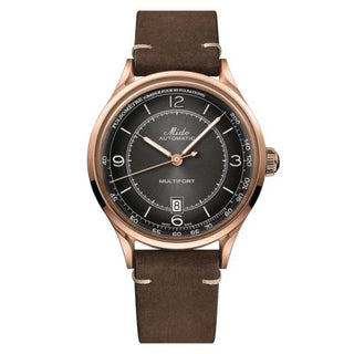 Mido - M040.407.36.060.00  Multifort Patrimony Rose Gold / Anthracite