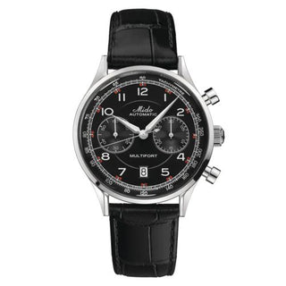 Mido - M040.427.16.052.00  Multifort Patrimony Chronograph Stainless Steel / Black