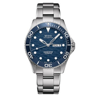 Mido - M042.430.11.041.00  Ocean Star 200C Stainless Steel / Blue / Bracelet