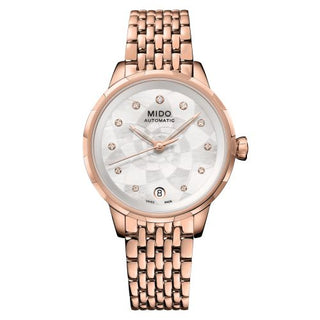 Mido - M043.207.33.106.00  Rainflower Origin Rose Gold / MOP - Diamond / Bracelet