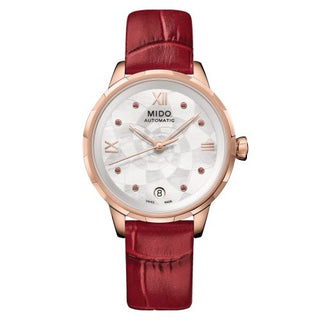 Mido - M043.207.36.118.00  Rainflower Origin Rose Gold / MOP - Ruby