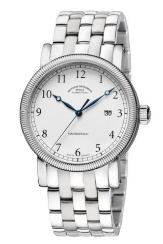 Mühle Glashütte - M1-08-01-MB  Teutonia III Handaufzug White / Bracelet