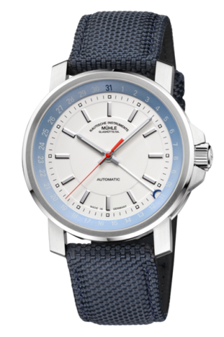 Mühle Glashütte - M1-25-32-NB  29er Zeigerdatum White / Strap