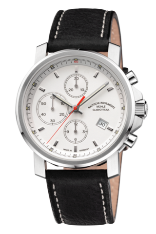 Mühle Glashütte - M1-25-41-LB  29er Chronograph White / Strap