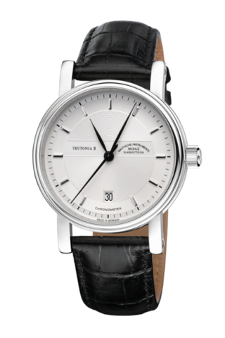 Mühle Glashütte - M1-30-45-LB  Teutonia II Chronometer Silver / Strap