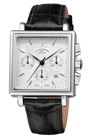 Mühle Glashütte - M1-33-35-LB  Teutonia II Quadrant Chronograph Silver / Strap