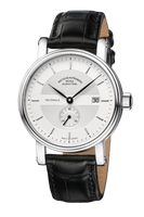 Mühle Glashütte Teutonia II Tag/Datum Silver / Strap (M1-33-45-LB)