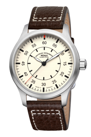 Mühle Glashütte - M1-37-37/4-LB  Terrasport I Beobachter Cream / Strap