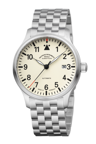 Mühle Glashütte - M1-37-47-MB  Terrasport II Cream / Bracelet