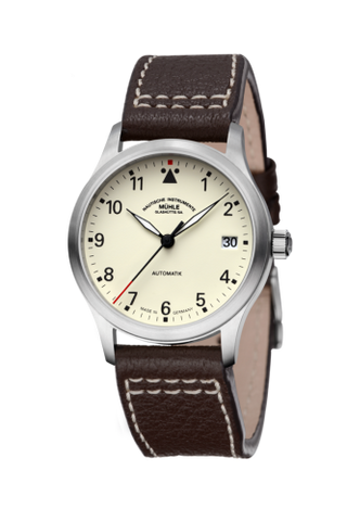 Mühle Glashütte - M1-37-87-LB  Terrasport III Cream / Strap