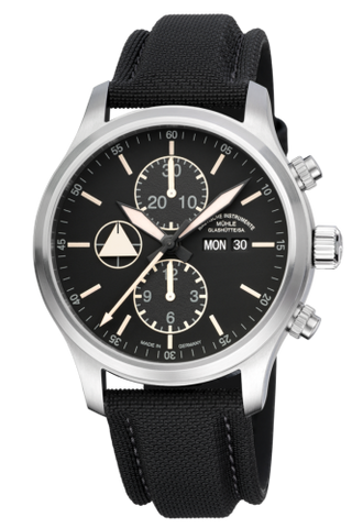 Mühle Glashütte - M1-40-53-NB  Terranaut I Trail Black / Strap