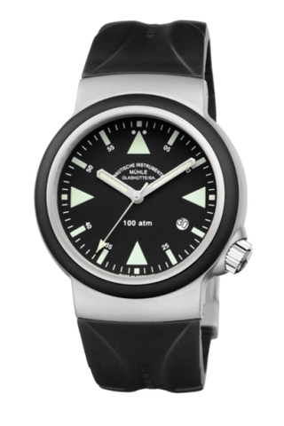 Mühle Glashütte - M1-41-03-KB  S.A.R. Rescue Timer Black / Strap