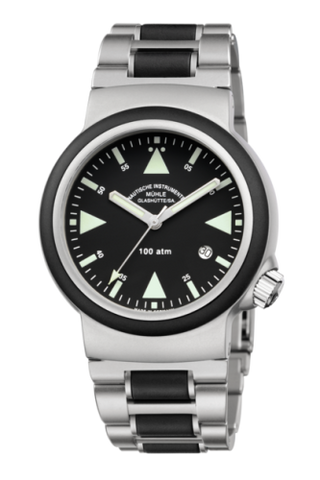 Mühle Glashütte - M1-41-03-MB  S.A.R. Rescue Timer Black / Bracelet