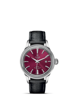 Tudor Style 28 Stainless Steel / Burgundy / Bracelet (12100-0012)