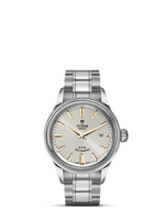 Tudor Style 28 Stainless Steel / Silver-Diamond / Strap (12100-0017)