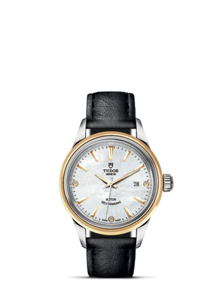 Tudor - 12103-0018  Style 28 Stainless Steel / Yellow Gold / MOP-Diamond / Strap