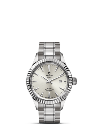 Tudor - 12110-0001  Style 28 Stainless Steel / Fluted / Silver / Bracelet