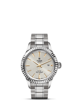 Tudor - 12110-0005  Style 28 Stainless Steel / Fluted / Silver / Bracelet