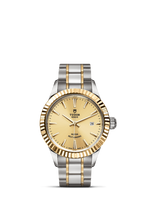 Tudor Style 28 Stainless Steel / Yellow Gold / Silver / Bracelet (12113-0001)