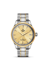 Tudor Style 34 Stainless Steel / Yellow Gold / Silver / Strap (12303-0001)