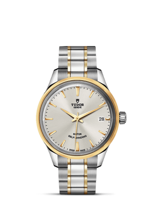 Tudor - 12303-0002  Style 34 Stainless Steel / Yellow Gold / Silver / Bracelet