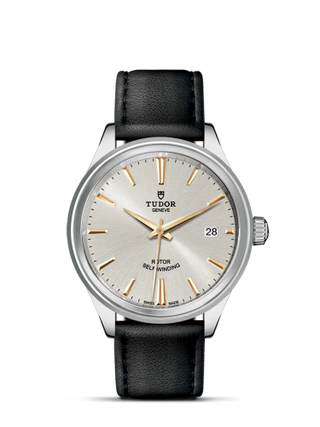 Tudor - 12500-0018  Style 38 Stainless Steel / Silver / Strap