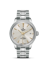 Tudor Style 38 Stainless Steel / Black / Strap (12500-0019)