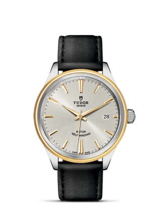 Tudor - 12503-0008  Style 38 Stainless Steel / Yellow Gold / Silver / Strap