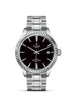 Tudor Style 38 Stainless Steel / Fluted / Silver / Bracelet (12510-0003)