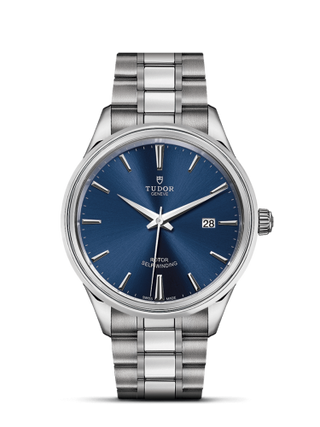 Tudor - 12700-0009  Style 41 Stainless Steel / Blue / Bracelet