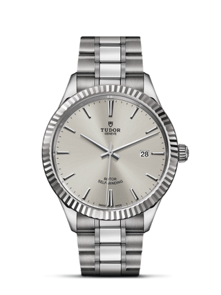 Tudor - 12710-0001  Style 41 Stainless Steel / Fluted / Silver / Bracelet