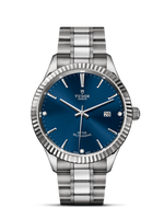 Tudor Style 41 Stainless Steel / Fluted / Blue / Bracelet (12710-0017)