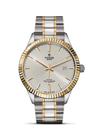 Tudor - 12713-0003  Style 41 Stainless Steel / Yellow Gold / Fluted / Silver / Bracelet