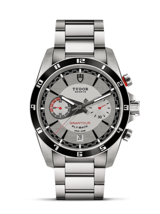 Tudor - 20551N-0008  Grantour Flyback Stainless Steel / Silver / Strap