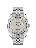 Tudor Classic 38 Stainless Steel / Fluted / Silver-Diamond / Bracelet (21010-0013)